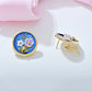 Earedge - Parisian Thin-Wash Floral Stud Earrings