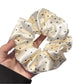 Gifty - Soft Polka-Dotted Satin Scrunchies