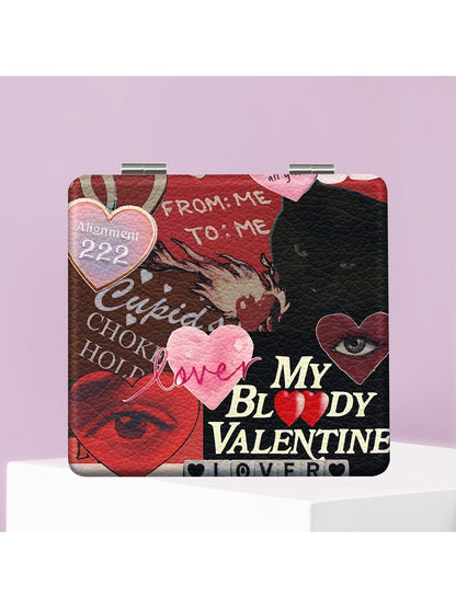 Mirroray - Y2K Collage Print Foldable Compact Mirror