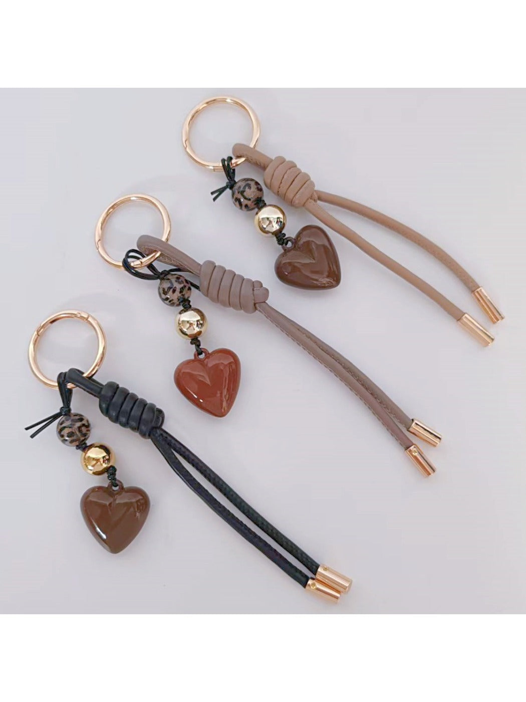 Keypus - Exquisite Heart Pendant Keychain