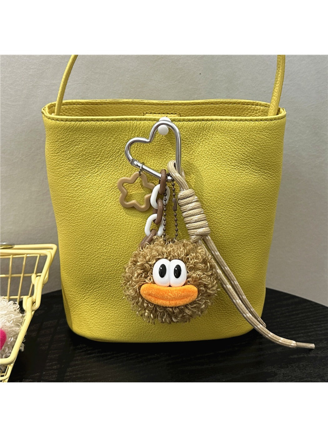 Keypus - Cute Quirky Pom Pom Keychain