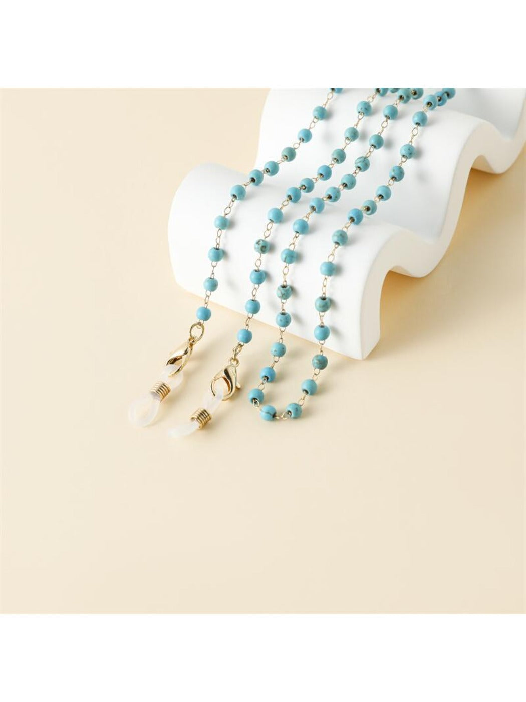 Velra - Blue Beaded Eyeglass Strap