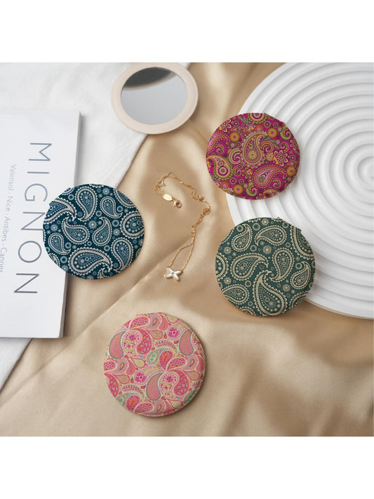 Mirroray - Vintage Teardrop Motif Compact Mirror