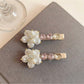 Close-up of Beau Sweet Style flower hair clip showing detailed petal texture