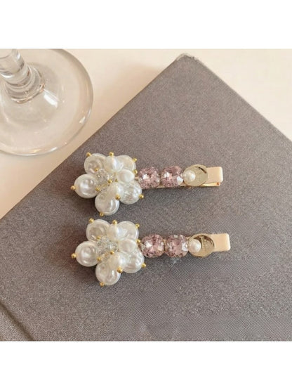 Close-up of Beau Sweet Style flower hair clip showing detailed petal texture