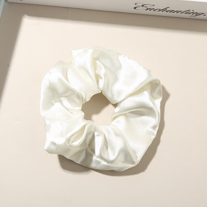 Gifty - Solid Color Satin Style Polyester Scrunchie