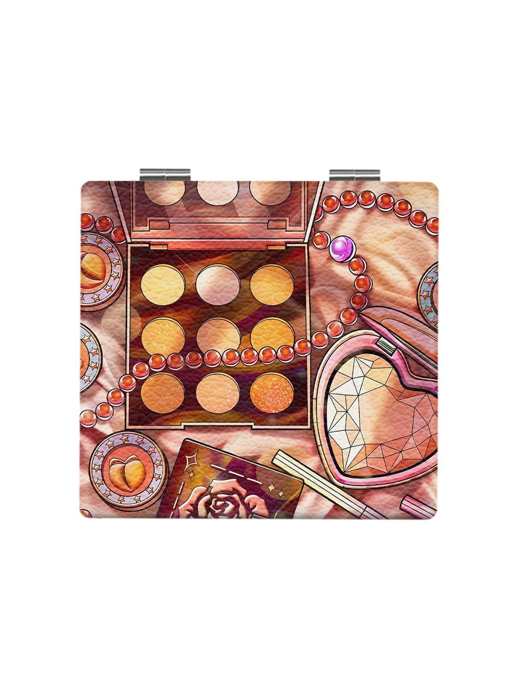 Mirroray - Cartoon Pattern Portable Folding Makeup Mirror