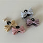 Beau - Polka Dot Bow Hair Claw Clip
