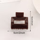 Beau - Minimalist Rectangle Openwork Claw Clip