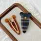 Beau - Oval Bear Shaped Acetate Hair Clip