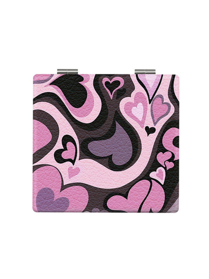 Mirroray - Y2K Cartoon Print Folding Makeup Mirror