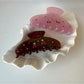 Beau - Cherry Print Clip Claw Hair Clip