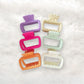 Beau - Open Square Textured Hair Claw Clip