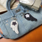 Keypus - Polka Dot Angel Wing Star Keychain Charm