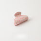 Beau - Pink Floral Printed PVC Hair Claw Clip