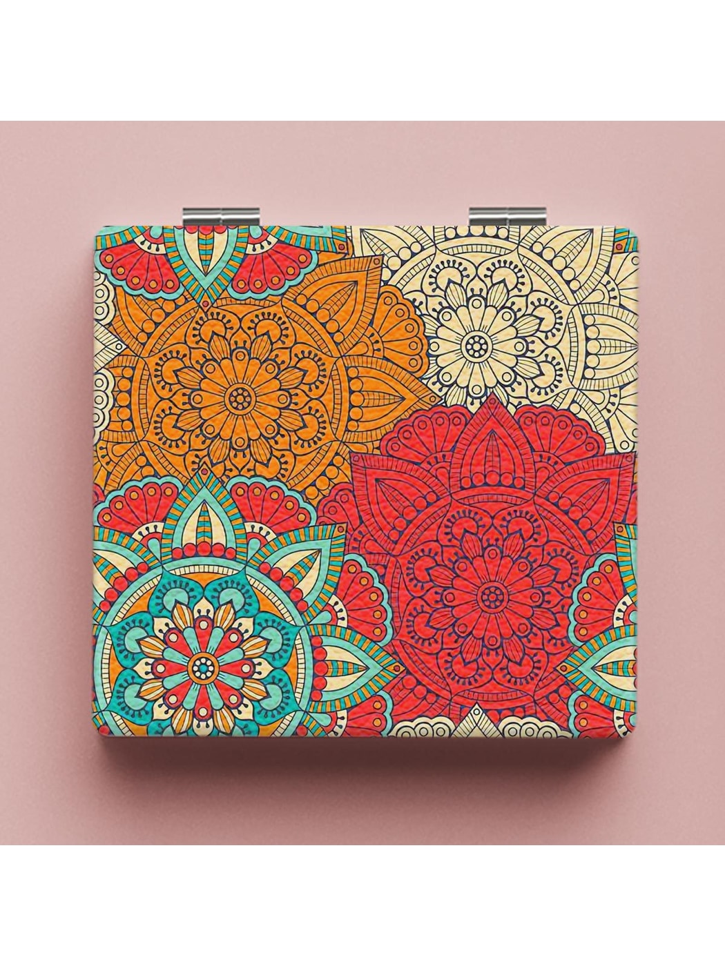 Mirroray - Patterned Foldable Compact Makeup Mirror