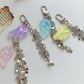 Keypus - Acrylic Angel Wing Star Chain Keychain