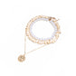 Nozari - Ocean Style Beaded Sun Drop Statement Necklace