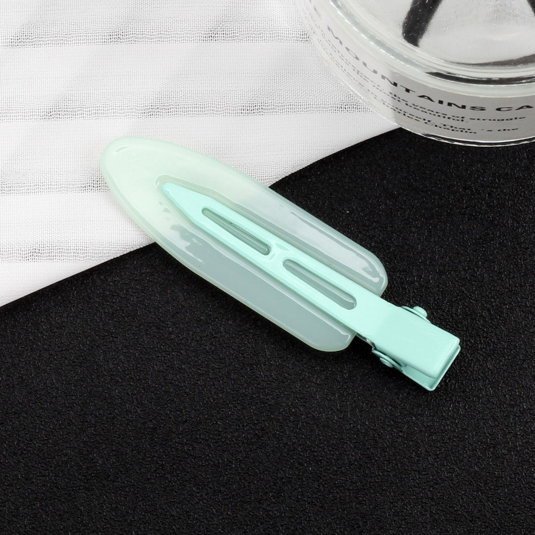Beau - Solid Color Jelly Color Creaseless Hair Clip
