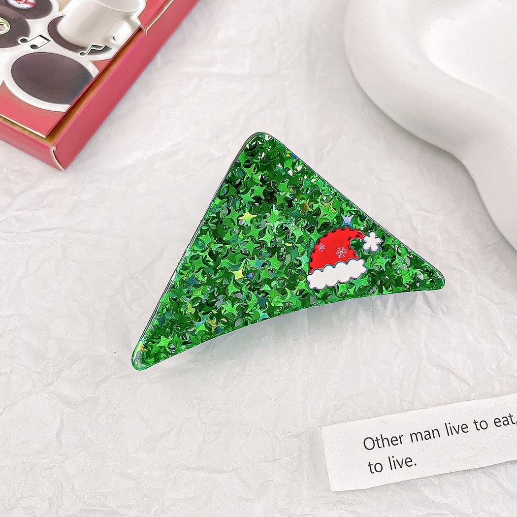 Beau - Cute Glitter Christmas Claw Clip