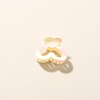 Beau - PS Alloy Glossy Heart Shape Hair Claw Clip