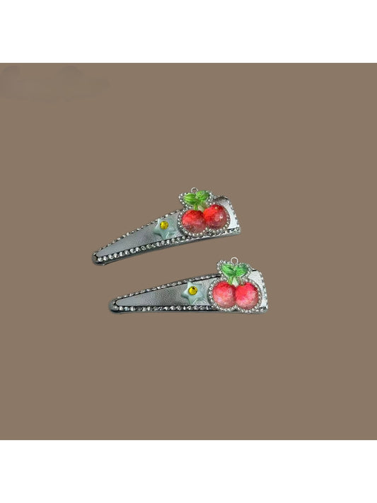 Beau - Fruit Detail Side Styling Decorative Hair Clip