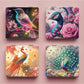 Mirroray - Portable PU Leather Folding Makeup Mirror