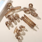 Beau - Geometric Acetate Hollow Wave Claw Hair Clip