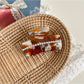 Beau - Textured Acetate Fiber Alloy Hair Claw Clip