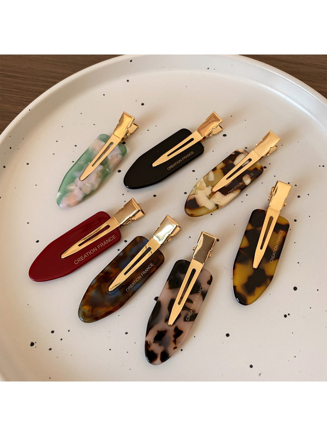 Beau - Elegant Tear Drop Shaped Hair Clip