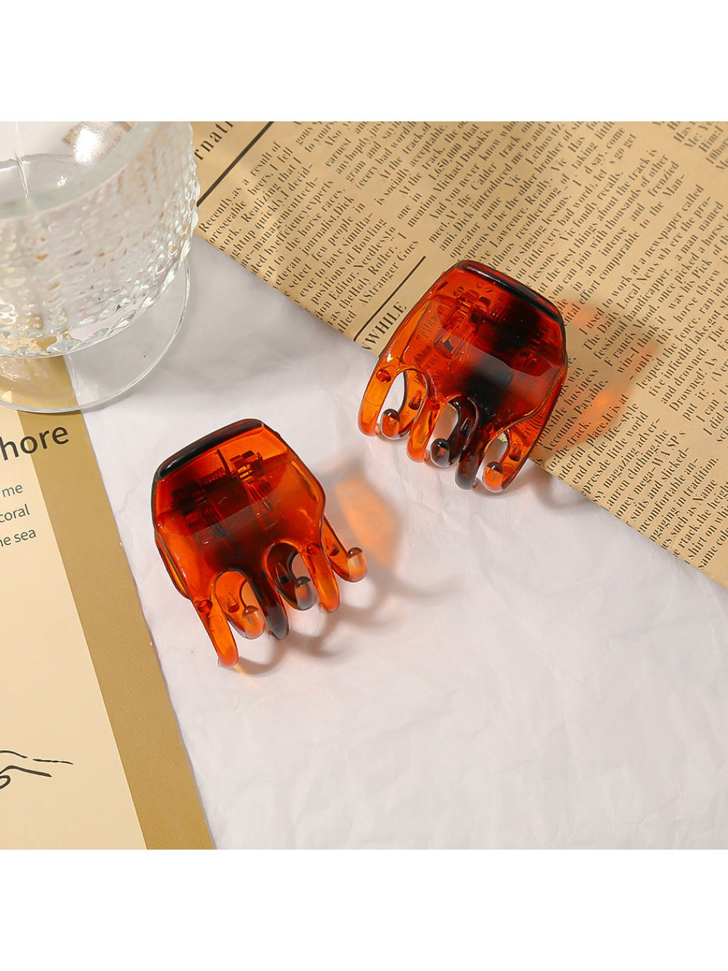 Beau - Vintage Small 6 Prong Hair Claw Clip