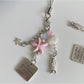 Keypus - Ceramic Starfish Fish Detail Beaded Phone Charm