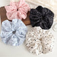 Gifty - Polka Dot Ruched Polyester Scrunchie