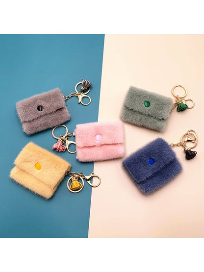 Keypus - Mini Wallet Plush Bag Charm Keychain
