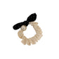 Gifty - Polka Dot Bow Polyester Scrunchie Hair Tie