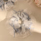Gifty - Cream Style Lace Satin Hair Loop