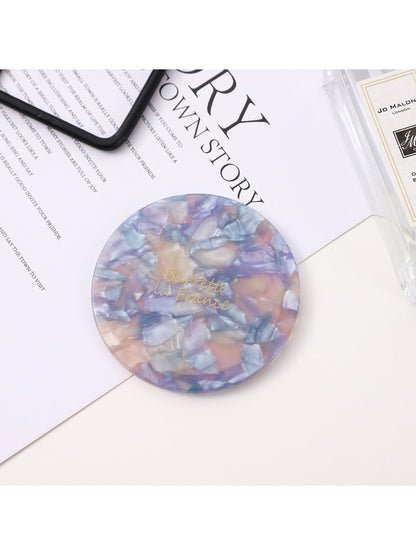 Mirroray - Acetic Acid Round Simple Multi-Color Small Mirror