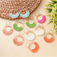 Earedge - Bohemian Geometric Round Stud Earrings