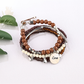 Lovra - Bohemian Layered Beaded Pendant Bracelet