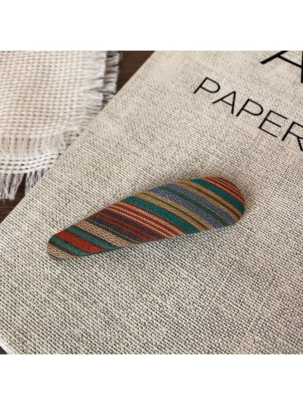 Beau - Vintage Striped Hair Clip