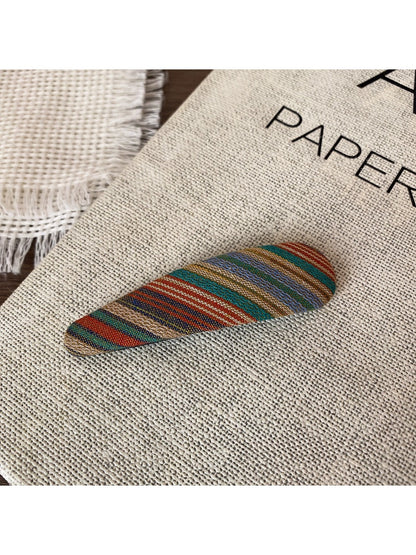 Beau - Vintage Striped Hair Clip