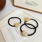 Gifty - Minimalist Heart Charm Hair Tie