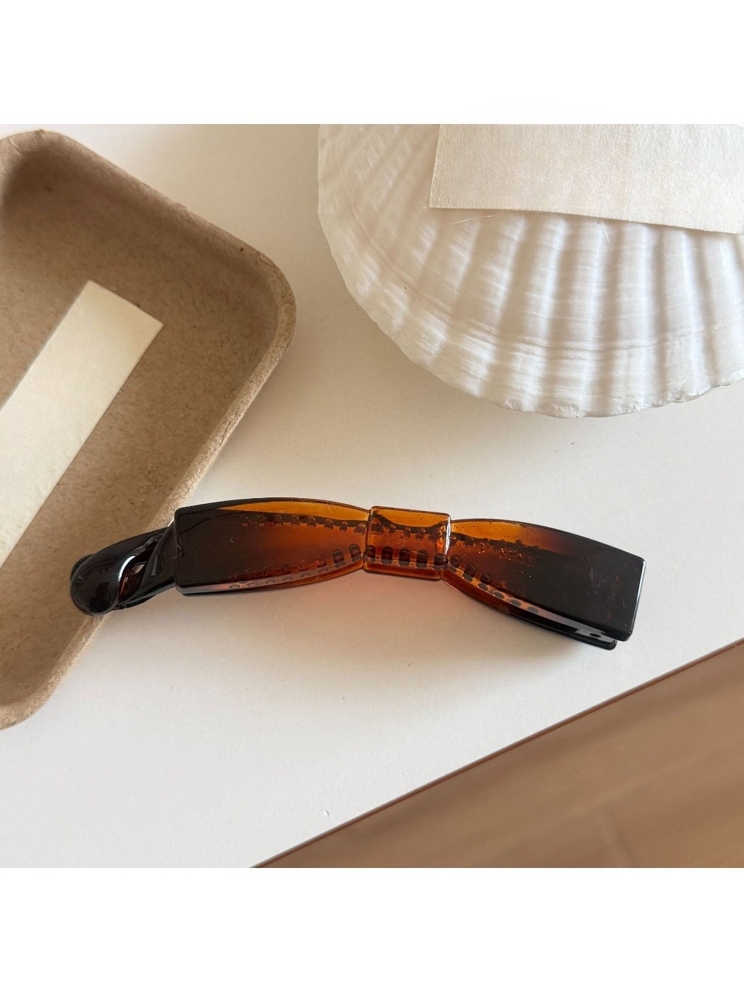 Beau - Elegant Bow Bar-Shaped Hair Clip