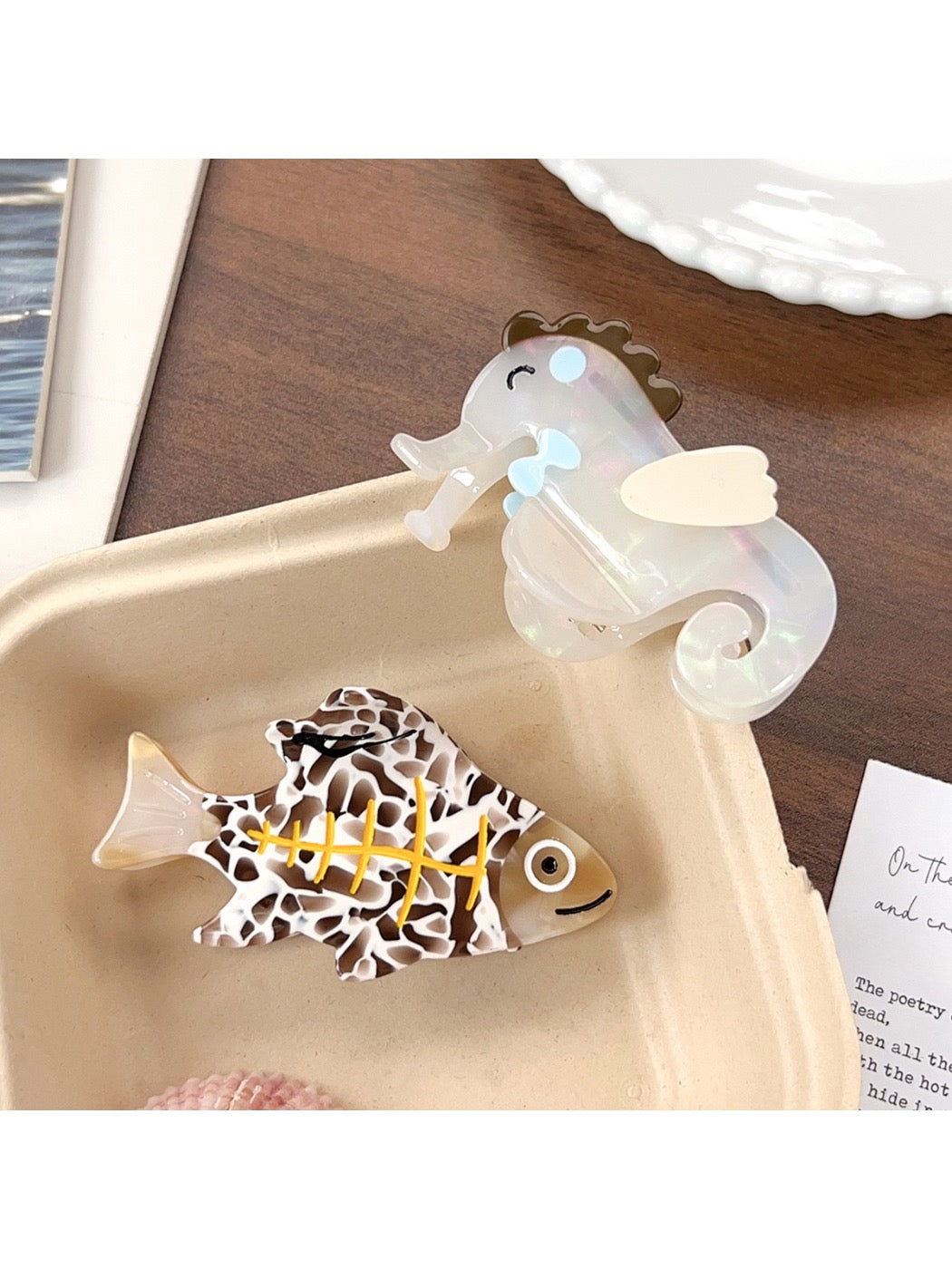 Beau - Ocean Series Acetate Cartoon Hair Clip
