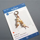 Keypus - Elongated Vintage Bead Keychain