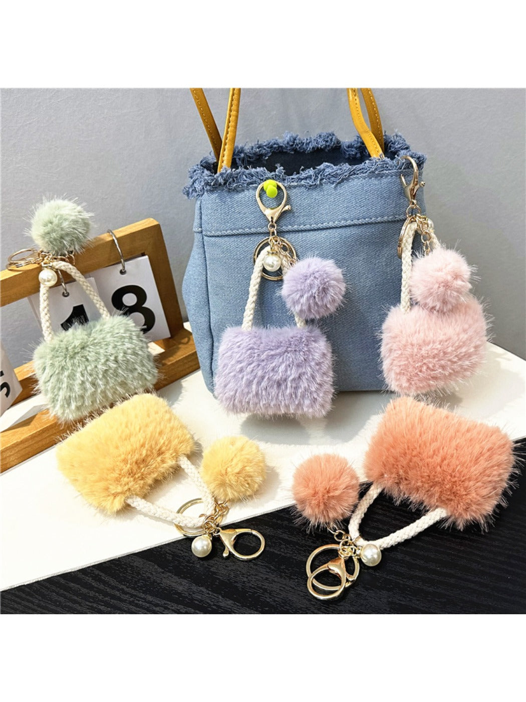 Keypus - Mini Bag Shaped Bag Charm Keychain