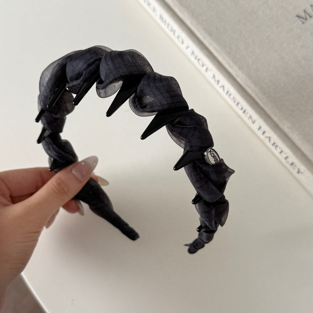 Gifty - Simple Mesh Detail Tooth Headband