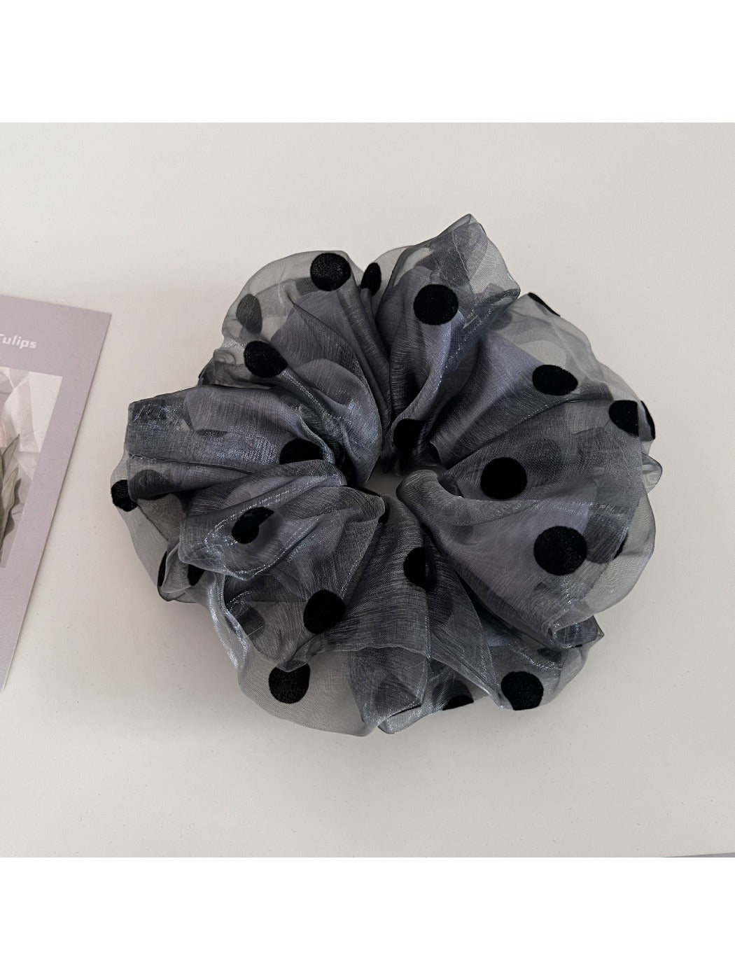 Gifty - Tulle Spiral-Shaped Hair Tie