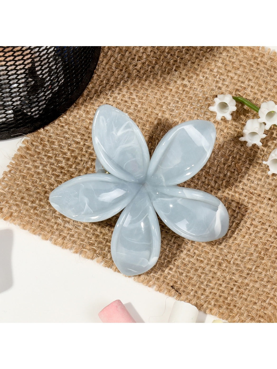 Beau - Frangipani Hair Clip Flower Hair Claw