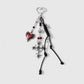 Keypus - Halloween Thorn Rose Skull Cross Keychain